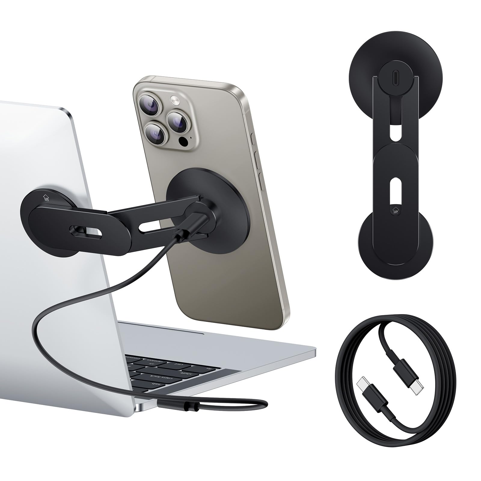 Amazon.co.jp: MAGDIGITEH ノートパソコン携帯電話ホルダー 磁気電話